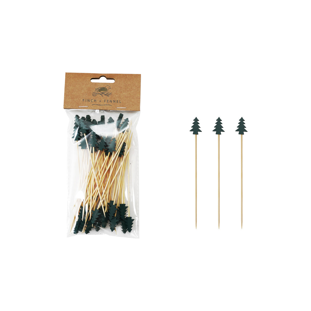 Seasonal Bamboo Party Picks