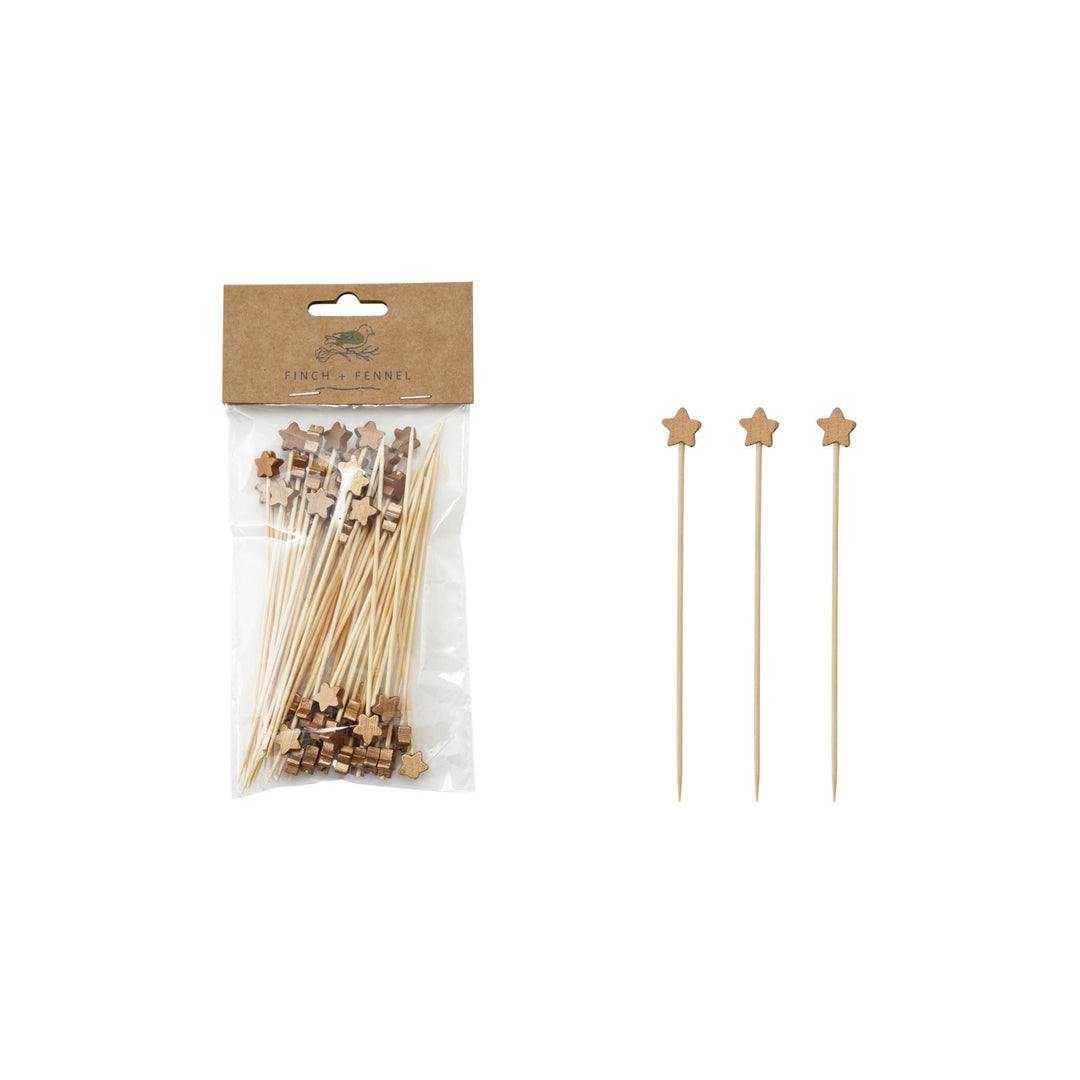 Seasonal Bamboo Party Picks
