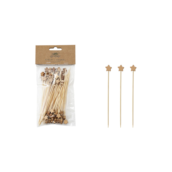 Seasonal Bamboo Party Picks