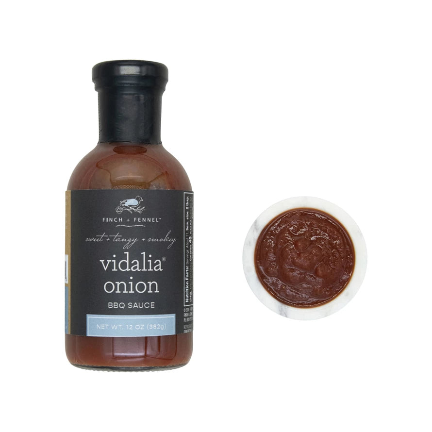 Finch + Fennel Vidalia Onion BBQ Sauce, 13.5 oz