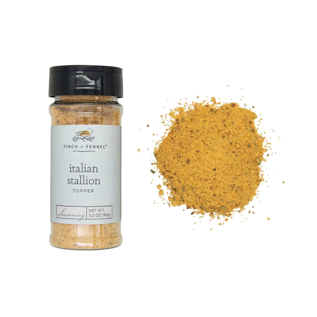 Finch + Fennel Italian Stallion Topper Seasoning, 3.2 oz