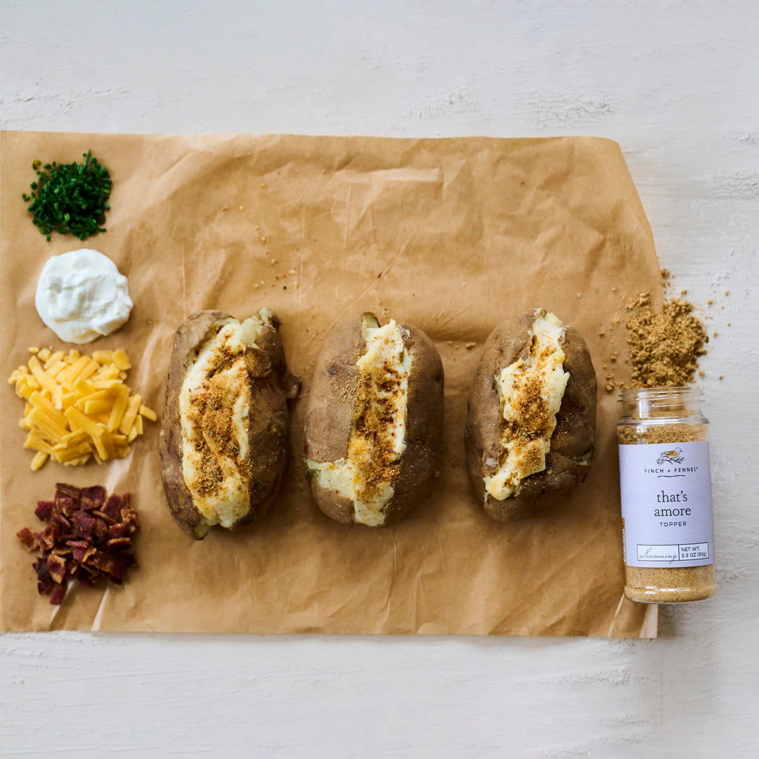 Finch + Fennel That's Amore Topper Seasoning, 3.3 oz