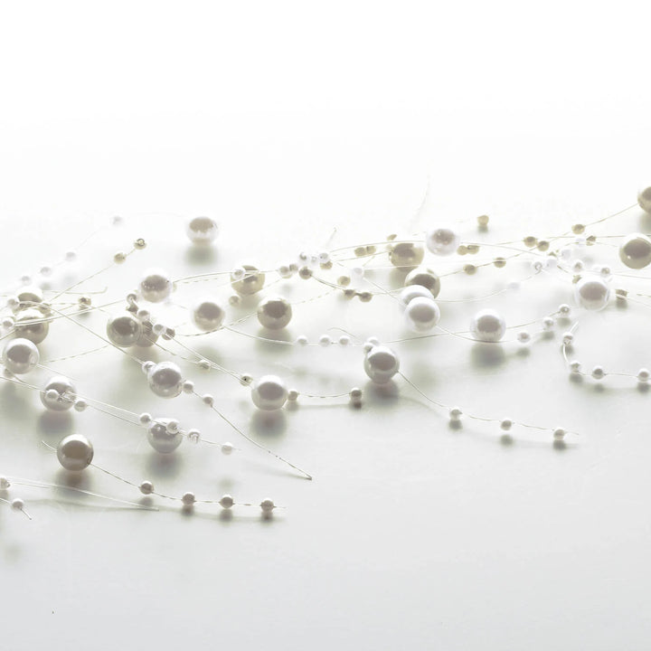 Cream Ivory Bead Garland, 5'