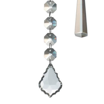 Crystal Drop Garland, 34"