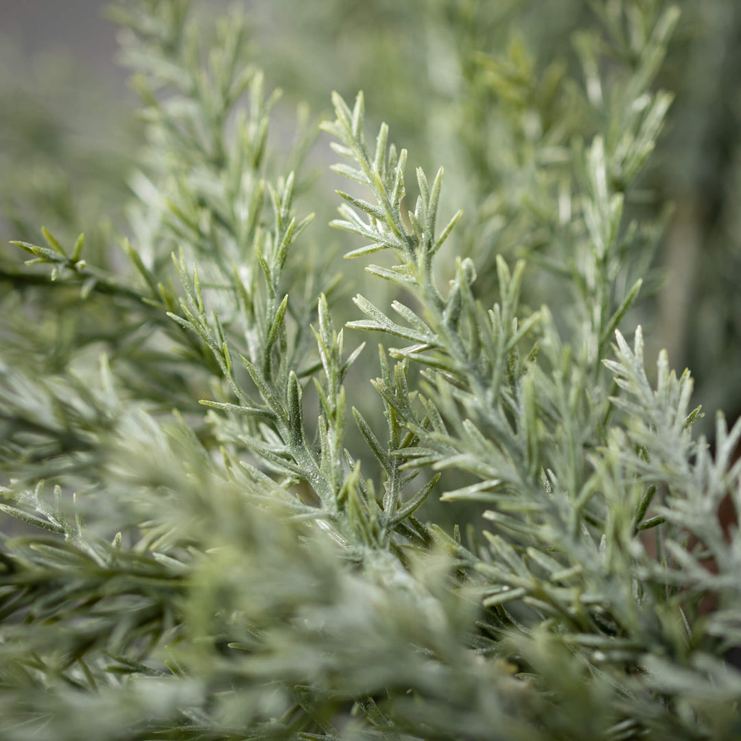 Frosted Blue Cedar Garland, 4'