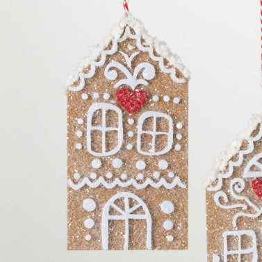 Gingerbread House Felt Ornaments