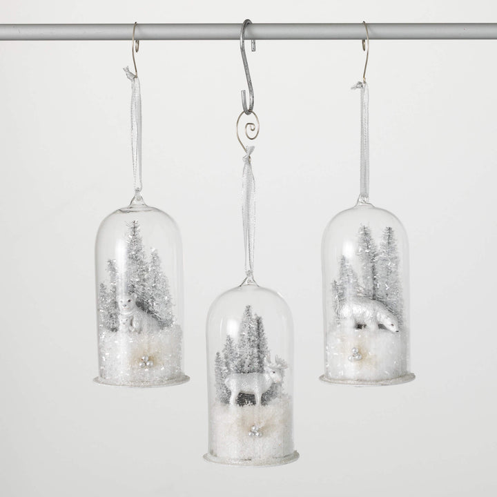 Woodland Animal Snow Globe Ornament