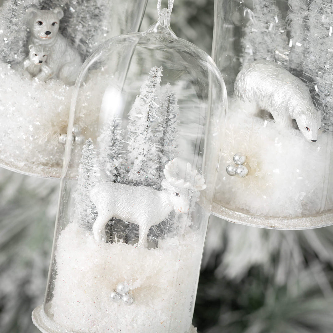 Woodland Animal Snow Globe Ornament