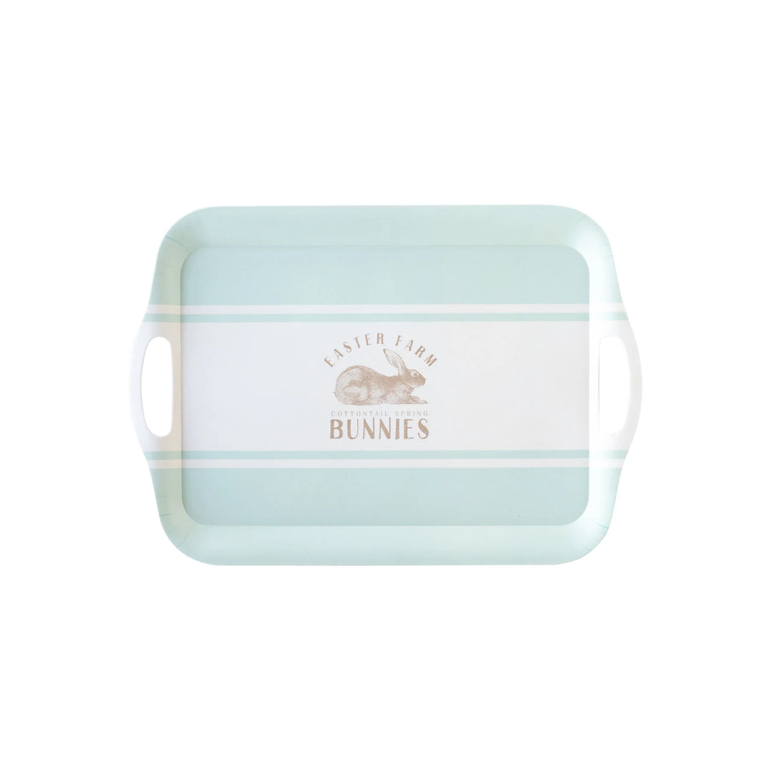 Easter Farm Reusable Bamboo Tray