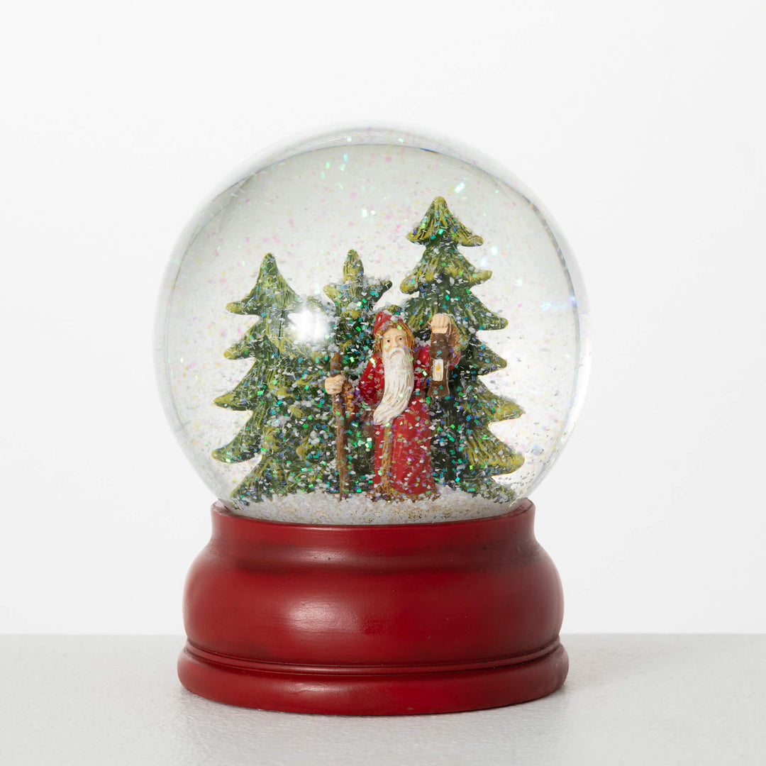 Old World Santa Snow Globe