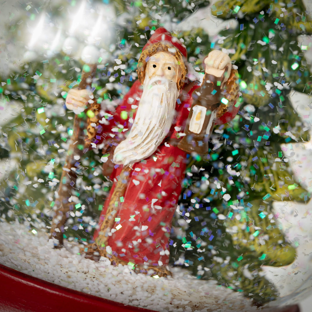 Old World Santa Snow Globe