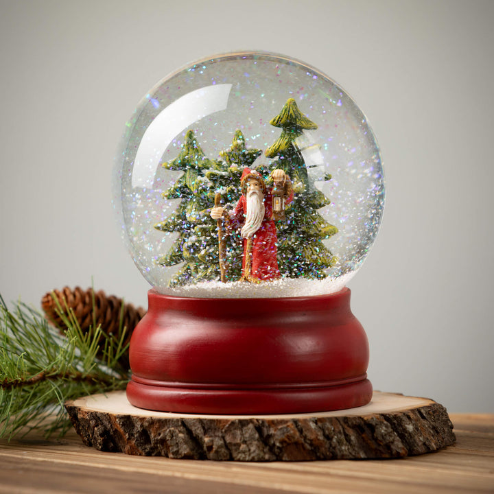 Old World Santa Snow Globe