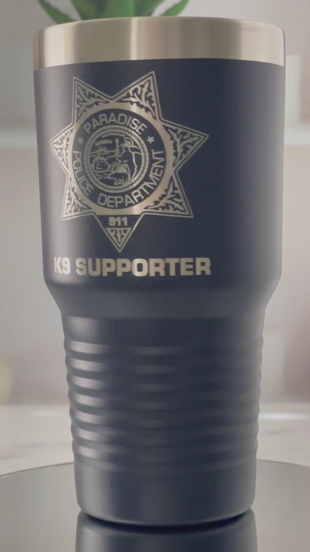 Paradise Police K9 Tumbler, 30oz