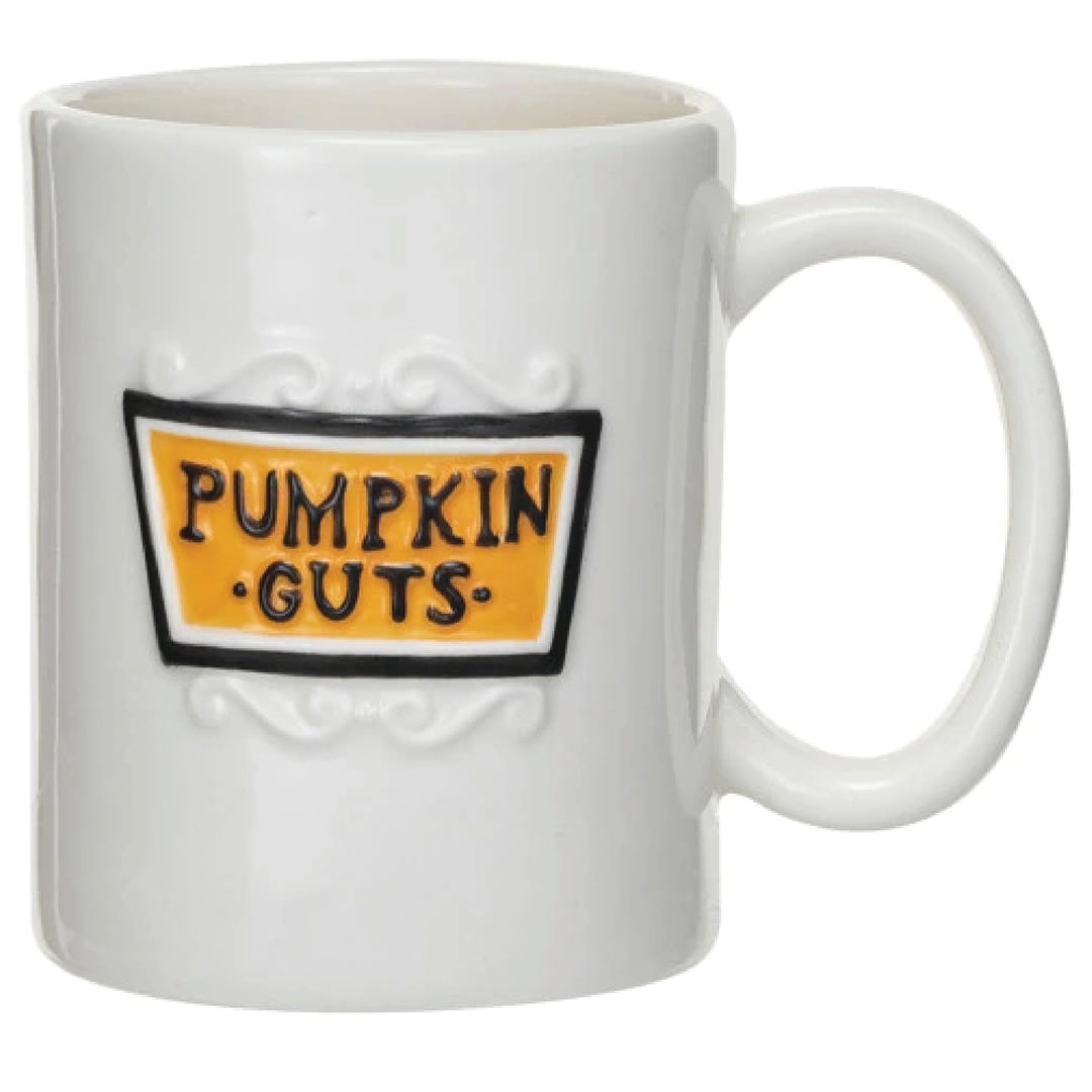 Stoneware Halloween Saying Mugs, 16 oz