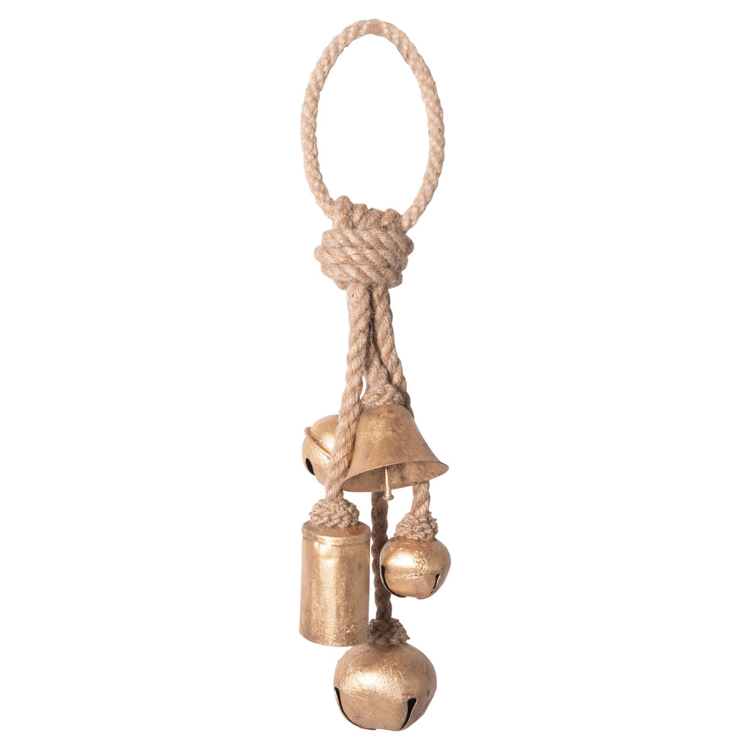 Decorative Metal Bells with Jute Hanger