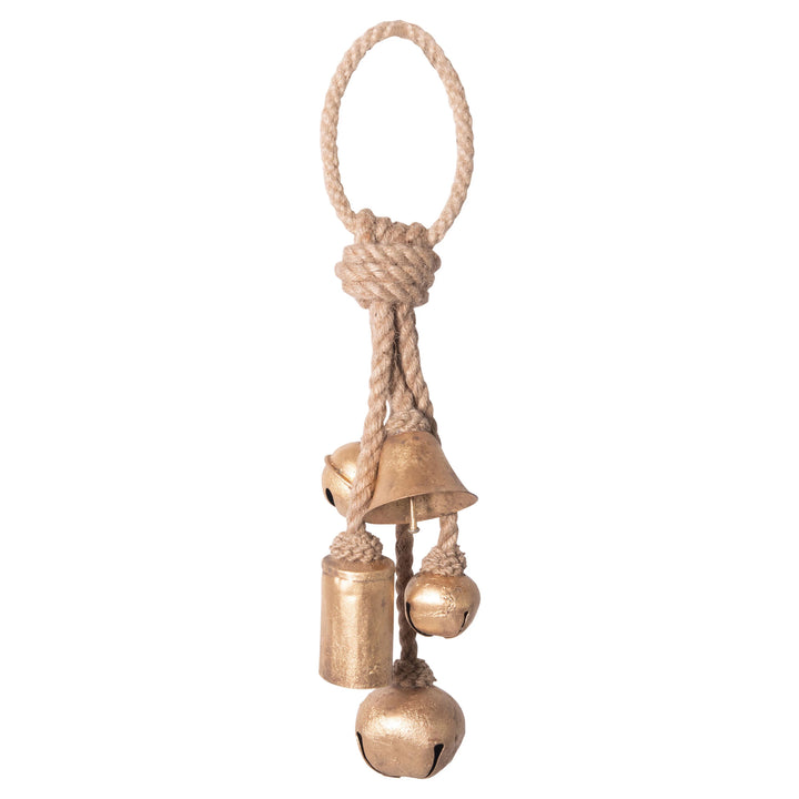 Decorative Metal Bells with Jute Hanger