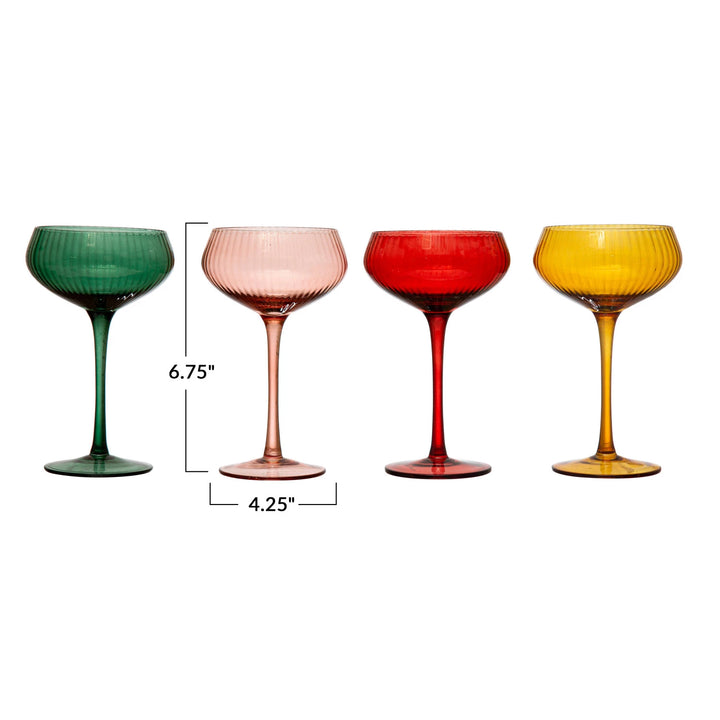 Champagne Coupe Glass, 4.25" x 6.75", 8 oz