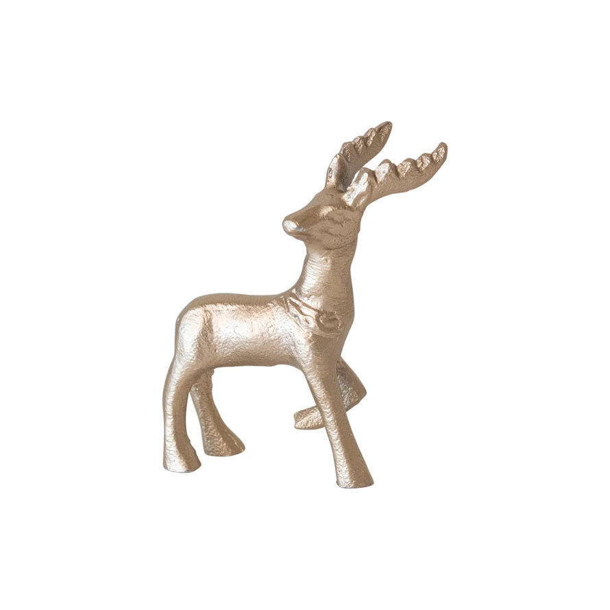 Reindeer Trinket Cast Aluminum in Champagne Finish