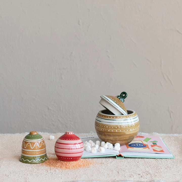 Hand-Painted Ornament Jar