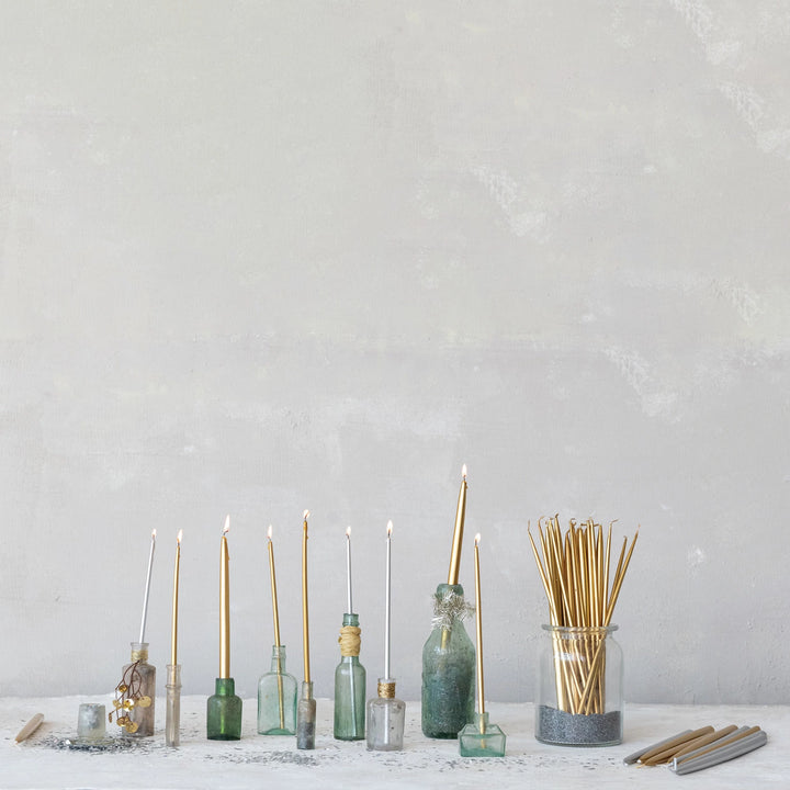 Unscented Thin Taper Candles, 1/2" dia, 24 ct